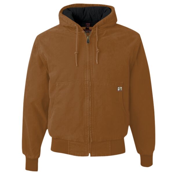 Men's Cheyenne Boulder Cloth™ Hooded Jacket with Tricot Quilt Lining Thumbnail