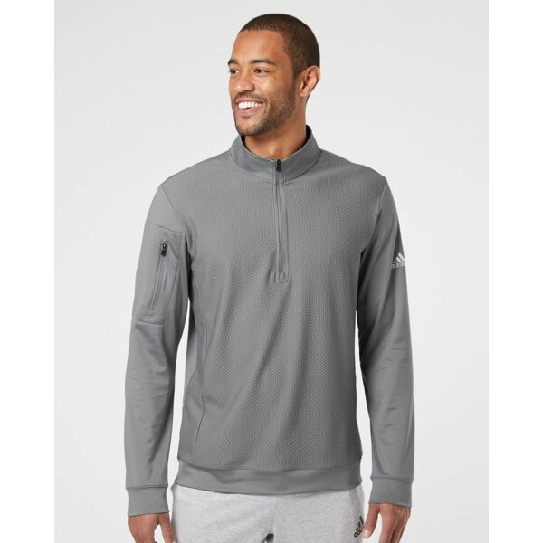 Men's Textured Quarter-Zip Pullover Thumbnail
