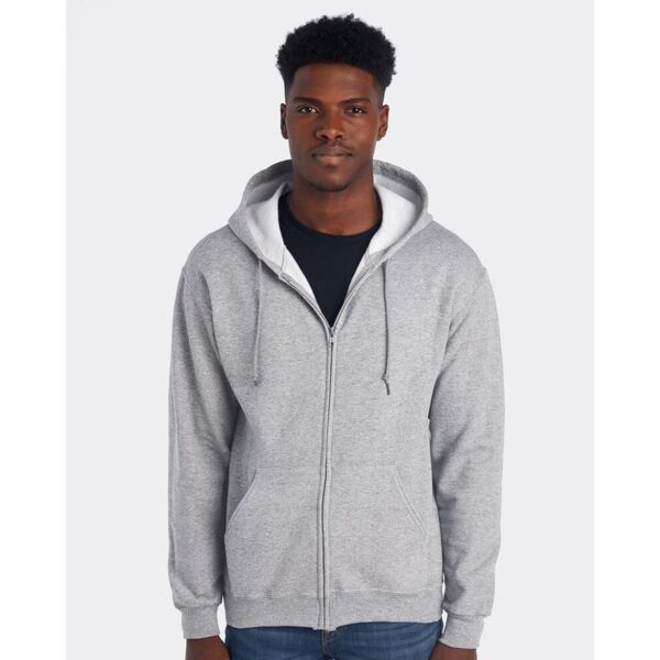 Unisex NuBlend® Full-Zip Hooded Sweatshirt Thumbnail