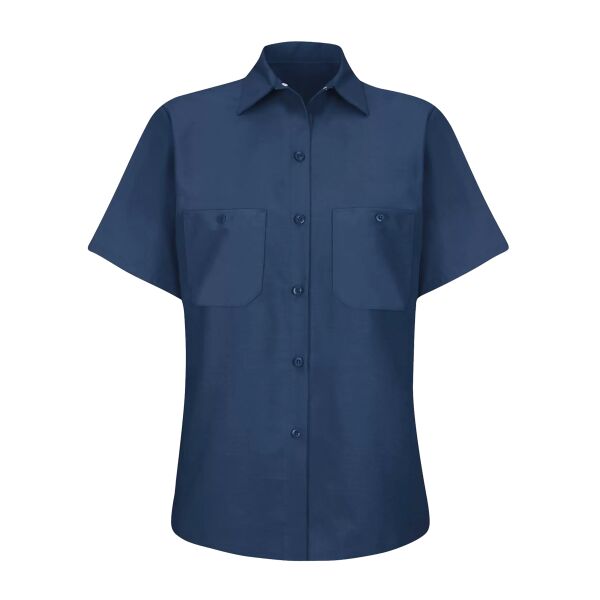 RED KAP® INDUSTRIAL SHORT SLEEVE LADIES' WORK SHIRT Thumbnail