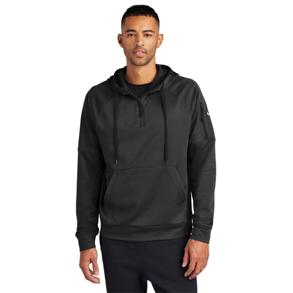 NIKE Therma-FIT 1/4 ZIP FLEECE HOODIE Thumbnail