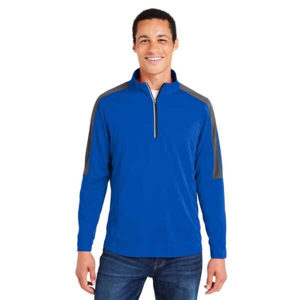 Men's Market Snag Protect Mesh Colorblock Quarter-Zip Pullover Thumbnail
