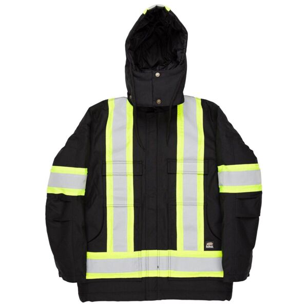 Tall Safety Striped Arctic Insulated Chore Coat Thumbnail