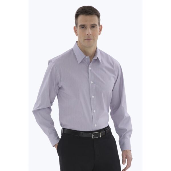 COAL HARBOUR® MINI STRIPE STRETCH WOVEN SHIRT Thumbnail