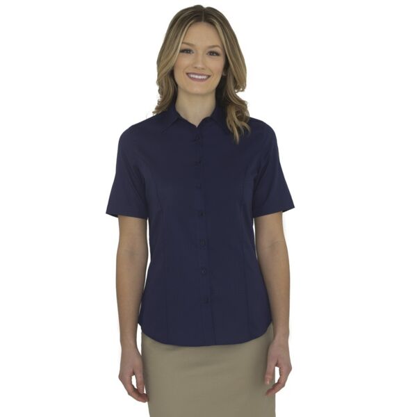 COAL HARBOUR® EVERYDAY SHORT SLEEVE WOVEN LADIES' SHIRT Thumbnail