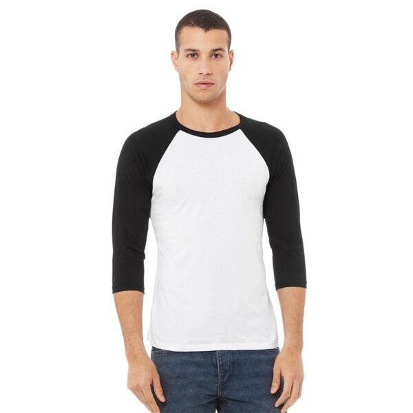 Unisex Three-Quarter Sleeve Baseball Tee Thumbnail