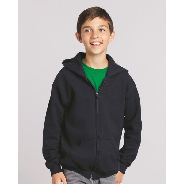 Youth Heavy Blend™ Full-Zip Hooded Sweatshirt Thumbnail